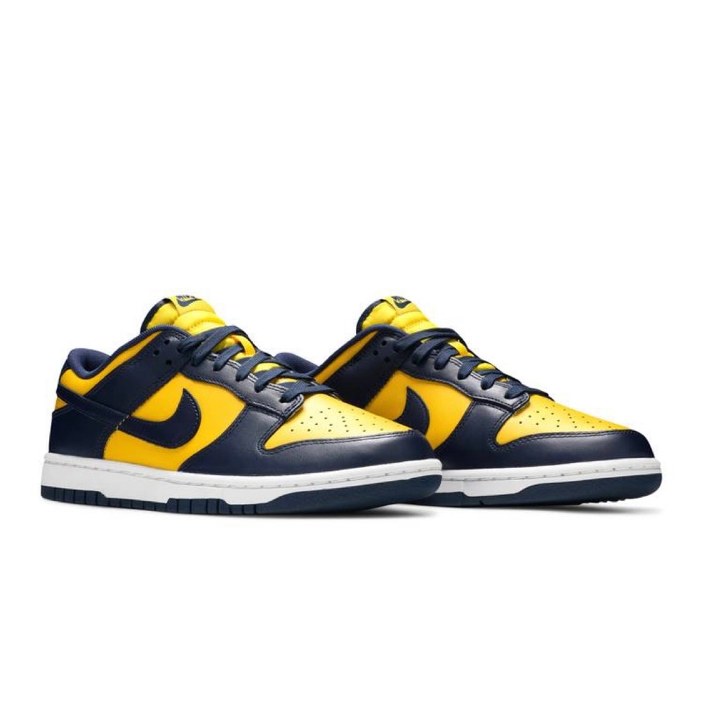 michigan (navy blue and yellow) nike dunks
